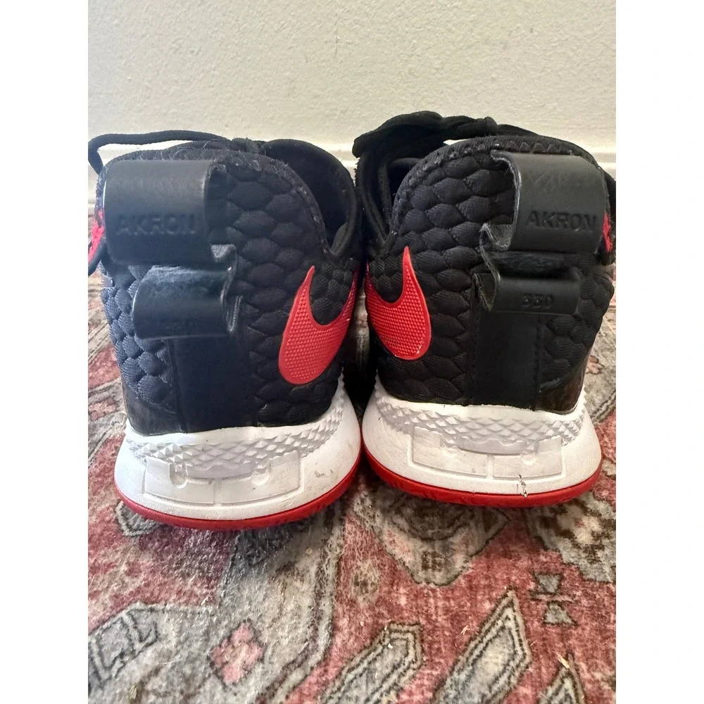 Nike LeBron Witness 3 Black‎ Red White Basketball Shoes BQ9819-001 Mens 12